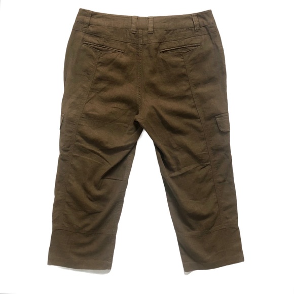 TRIBAL Linen Crop Pant Size 10 - Picture 2 of 9